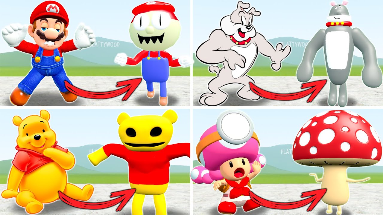 REALISTIC vs ALL NEW 3D SANIC CLONES MEMES ln Garry's Mod!?