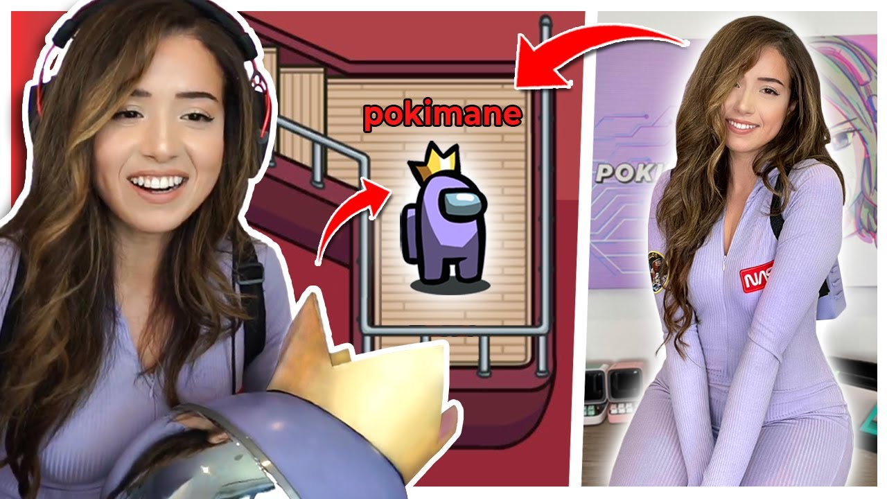 proximity chat, pokimane twitch, pokimane stream, modded among us, among us...