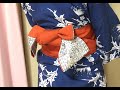 練習用-「恋文結び」帯結びで愛を伝える結び方。夏祭り…浴衣にピッタリの変わり結び