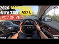 This Feels Like a Luxury Car 😍 || 2026 XUV 7XO AX7 L POV DRIVE Car Review ✅ ||