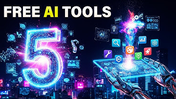 5 Incredible FREE AI Tools You Need to Bookmark Today