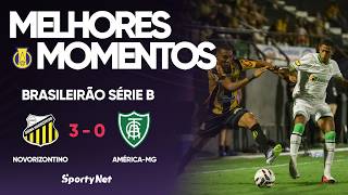 NOVORIZONTINO GOLEIA O AMÉRICA-MG E SOBE NA SÉRIE B! | Melhores Momentos | Brasileirão Série B 2026