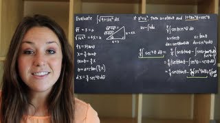 Trigonometric substitution with tangent (KristaKingMath)