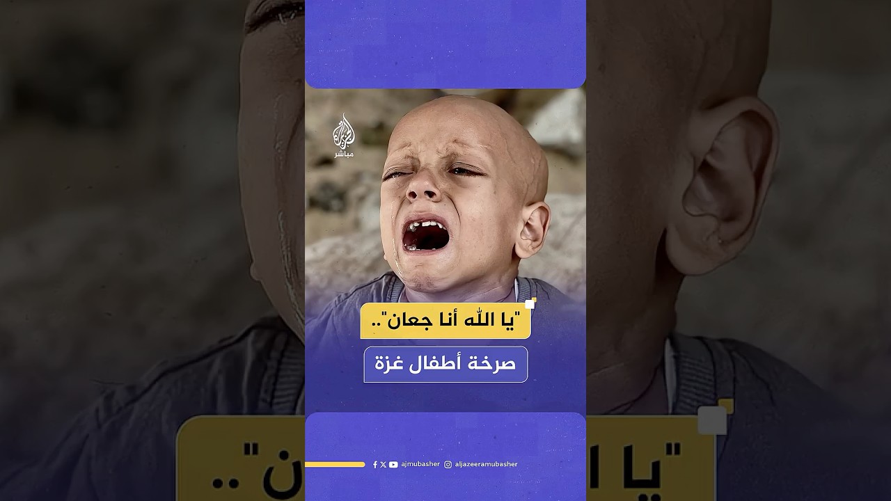 "يا الله أنا جعان".. تحذير من ارتفاع وفيات الأطفال بسبب نقص الغذاء داخل قطاع غزة