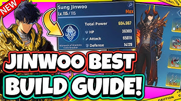 NEW SUNG JINWOO BUILD GUIDE! Artifacts / Stats / Gems / Weapons Power & More [Solo Leveling: Arise]