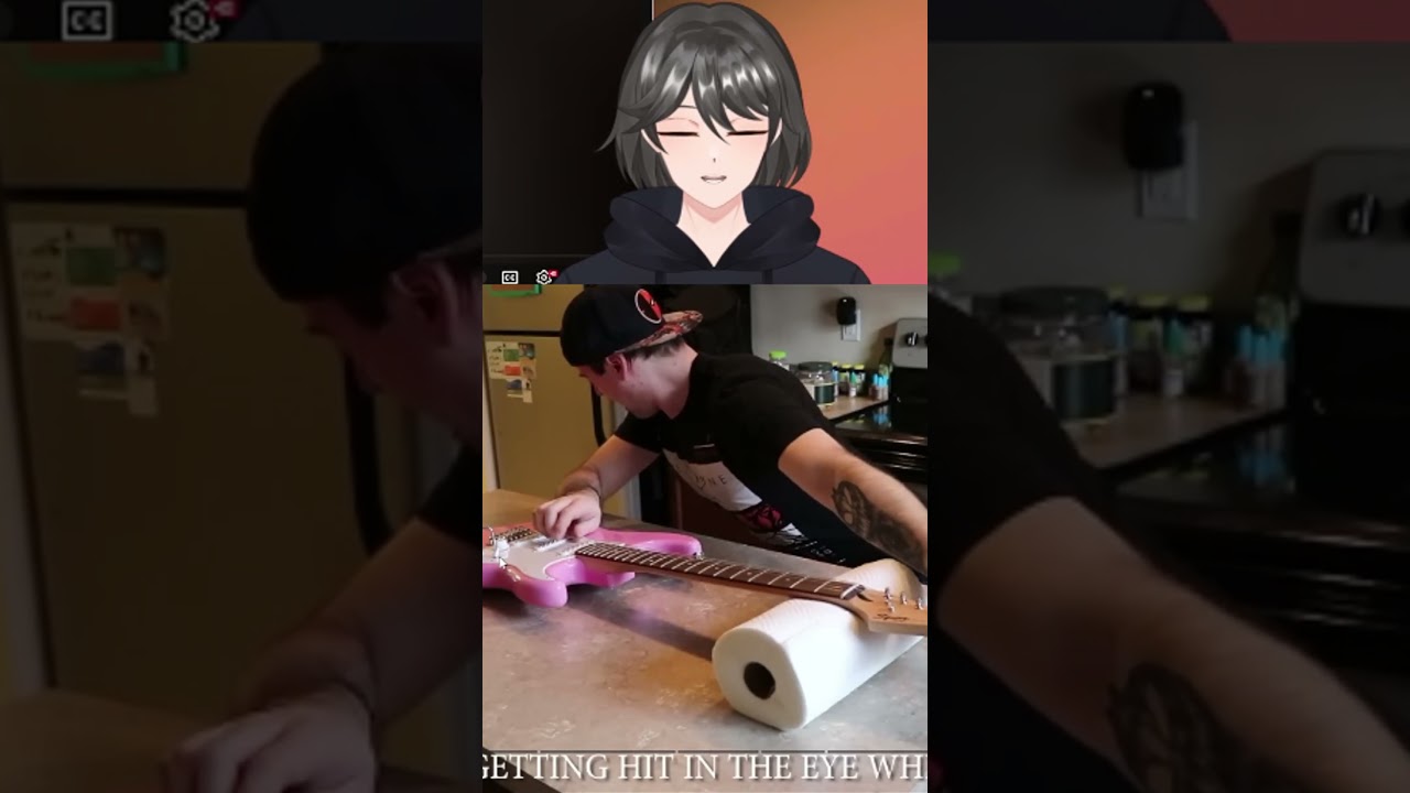 specific guitar issues #vtuber #shorts #comedy #twitch #guitar #jareddines #reaction