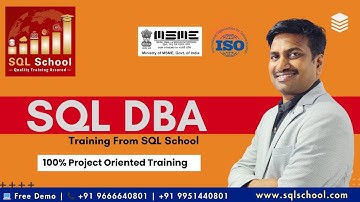 SQL DBA Training from SQL School I #sqldba #training #sqlschool
