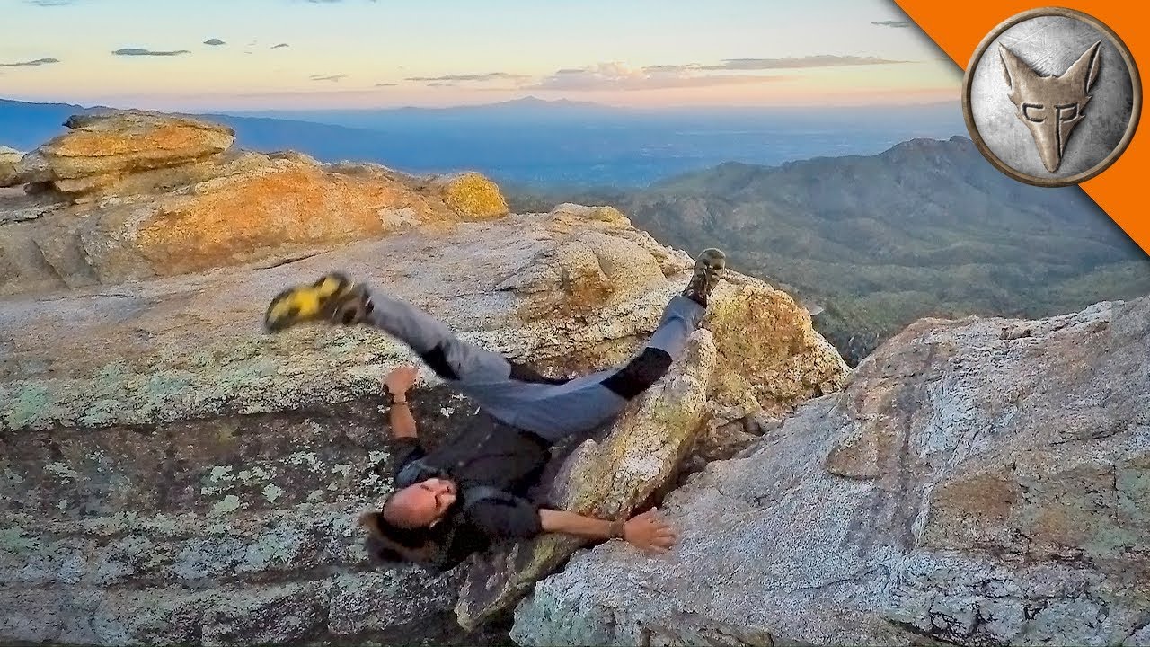 HORRIFIC CLIFF FALL - Does NOT Make Jump!