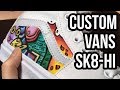 Customize Vans Sk8-Hi with Posca Markers!