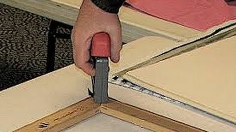 How To Build A Canvas Stretcher - Easy Method