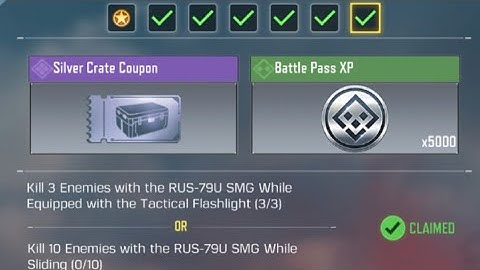 Call Of Duty Mobile Kill 3 Enemies with the RUS-79U SMG While Equipped with the Tactical Flashlight