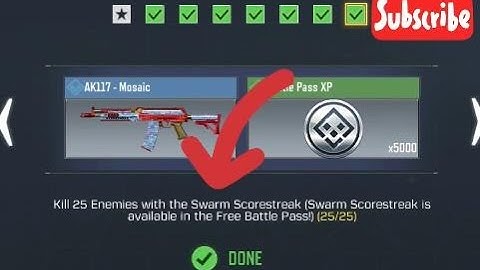 Call Of Duty Mobile Kill 25 Enemies with the Swarm Scorestreaks