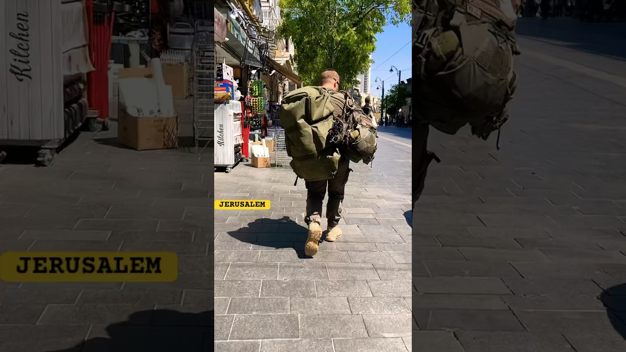 IDF fighter goes back home 🫡                          