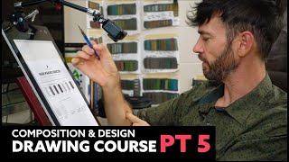 Composition and Design Drawing Course - Mark Making Basics (Part 5)