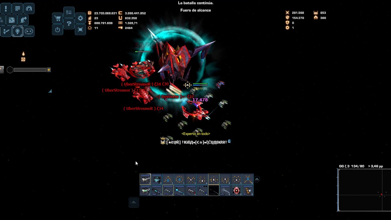 account EG1 Darkorbit 10LF4 LV15