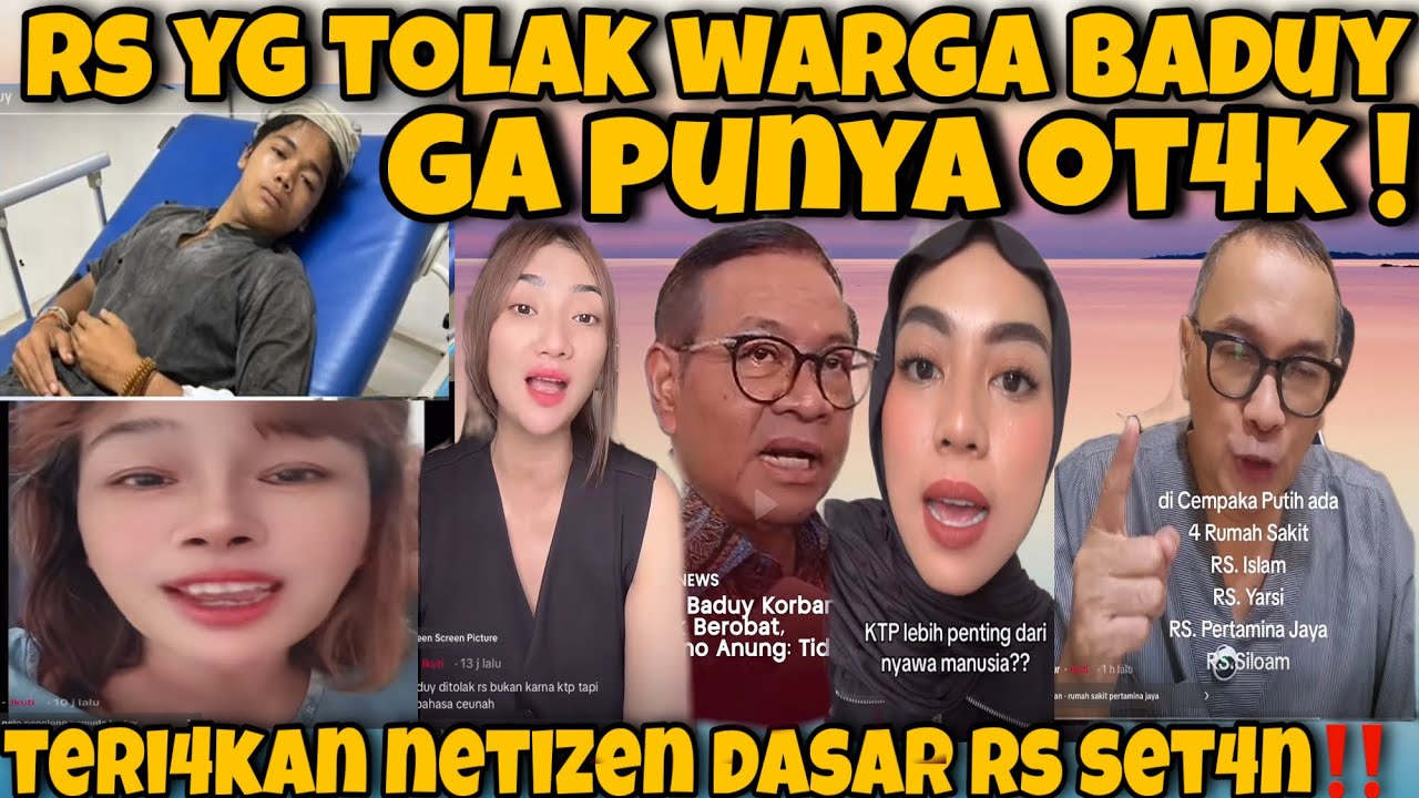 RS YG TOLAK WARGA BADUY GA PUNYA OT4K ! DASAR RS SET4N‼️RASAIN WKWK
