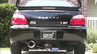 OAKOS Automotive - Ansa Exhaust on a Subaru STi