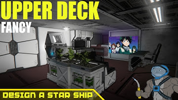 Creating an IDUSTRTIAL UPPER DECK (space engineers) Design A Star Ship #019