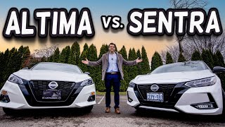 Nissan Sentra vs Nissan Altima Which One Should You Buy MidNight Edition Comparison