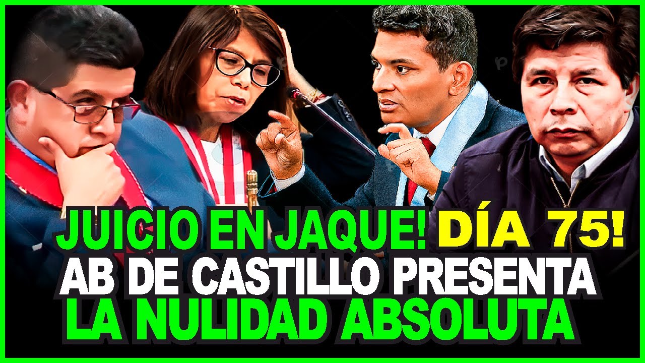 🔥¡Explosiva Audiencia 75! Pedro Castillo PIDE NULIDAD ABSOLUTA y Aníbal Torres revela todo