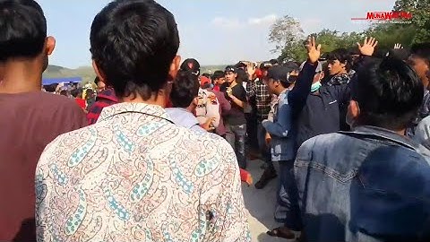 TAWURAN DIHAJAR POLISI - NEW PALLAPA 2018 LIVE JANGKANG BERSATU WOTAN  SUKOLILO