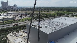 Inserting the stacker cranes at Claas in Hamm