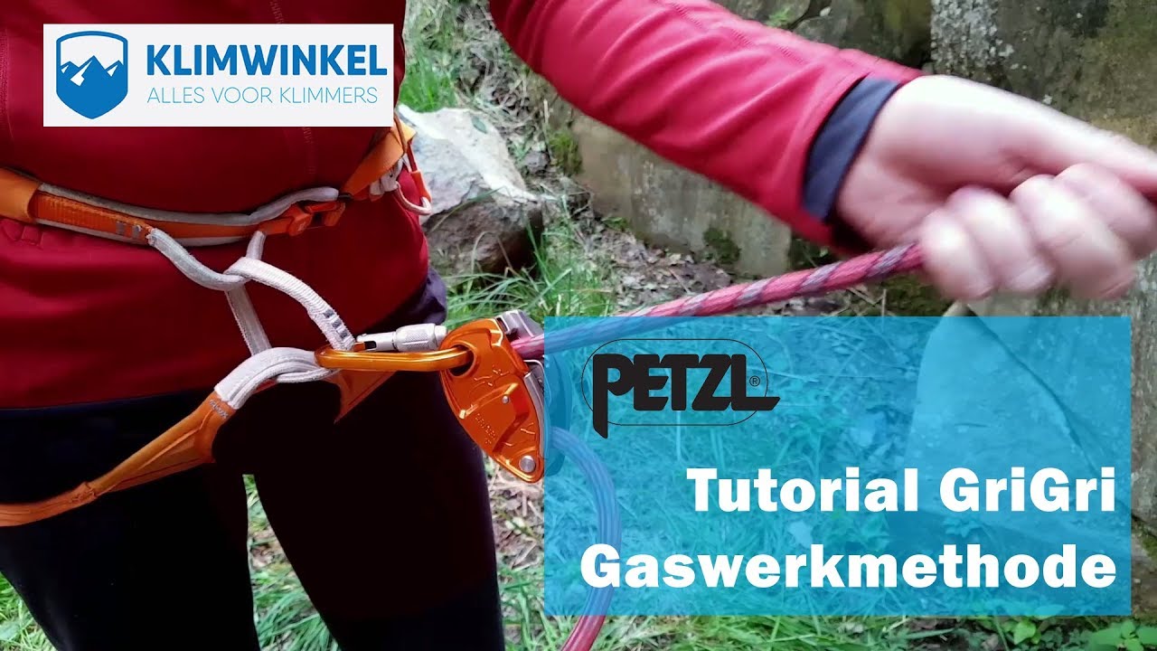Voorklimmer zekeren met GriGri - Klimwinkel