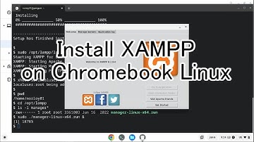 Install XAMPP on Chromebook Linux