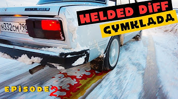GYMKLADA Now with a welded DIFF! How to weld a diff the lazy way! Owner change in Russia. Lada Drift