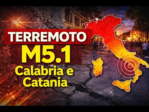 Video Paura tra Calabria e Sicilia: forte scossa di terremoto avvertita fino a Catania