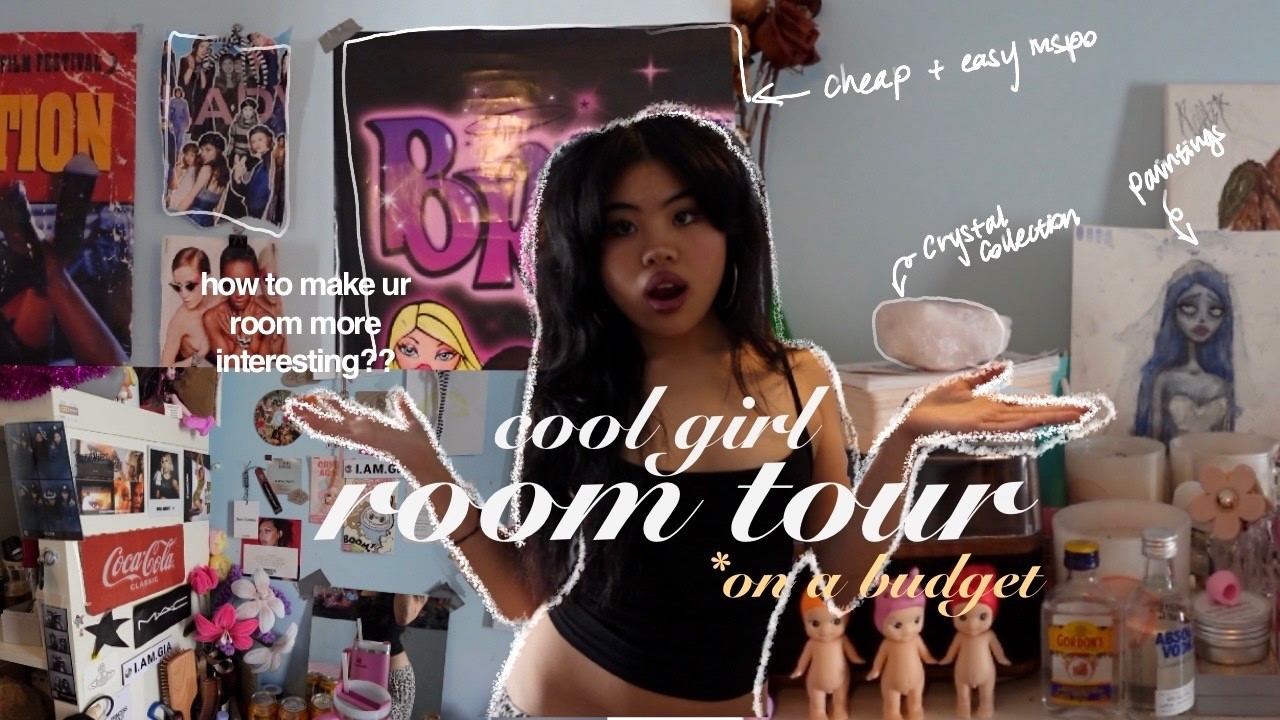 HOW TO DECORATE UR ROOM ON A BUDGET (ultimate cool girl room tour)