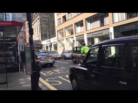 Expensive car gets keyed in London!
