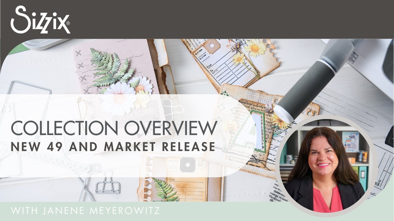 Sizzix и 49 and Market | Обзор новых штампов, печатей и трафаретов