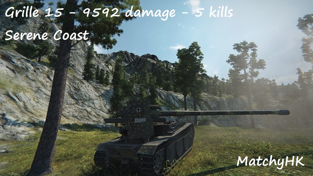 【9.16】Grille 15-9592 damage - 5 kills - Ace Tanker Object 260 TD 15