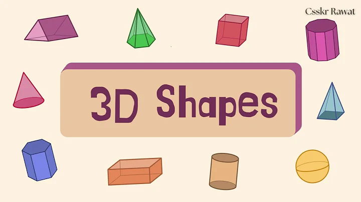 Let’s learn 3D Shapes | Shapes for kids | 3D Shapes | Learn Shapes #shape #3d #kidslearning  #maths