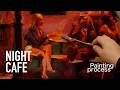 Painting a Parisian Night Cafe | Oil Painting process