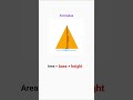 Triangle formulas | Area | #educoclasses