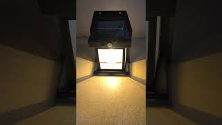 Automatic Solar Lamp with Motion Sensor | LED Outdoor Wall Light #solarlight #solarlamp
