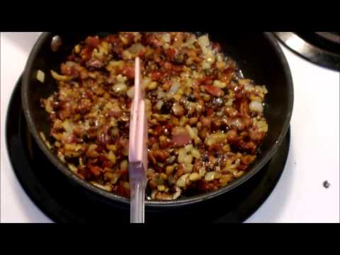 Bacon, Onion, & Mushroom burgers