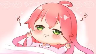 Miko Joins The Conversation While Half-Asleep At Suiseis Sleepoveranimation Hololivesakuramiko