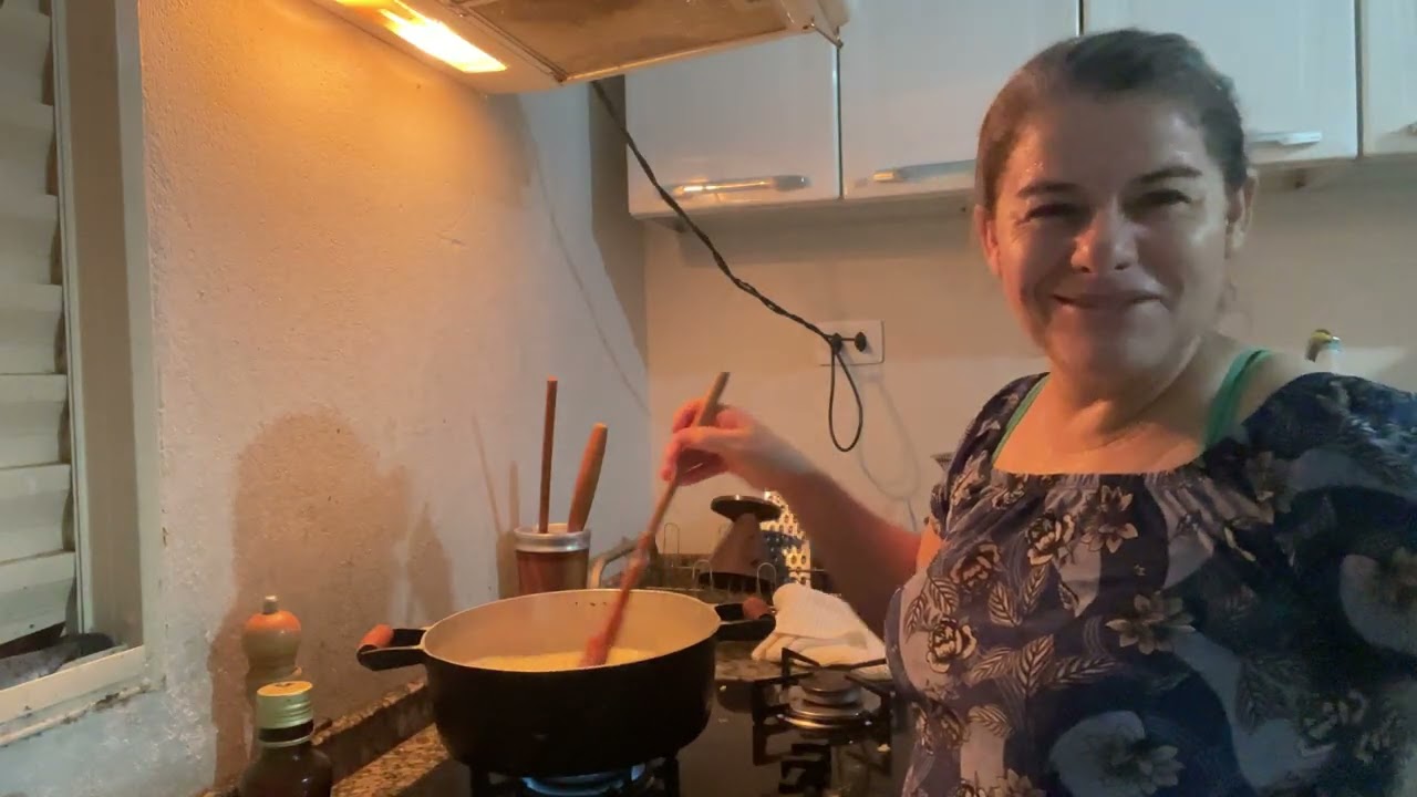 @fazendo  um curau de milho verde