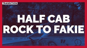 How to half cab rock to fakie