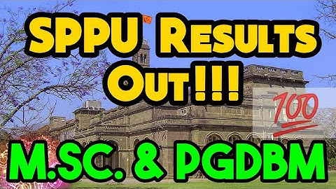 SPPU Result Update | MSc & PGDBA results out!! | How to Download?  Dr. Yaseen