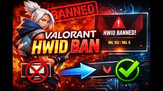 ÜCRETSİZ VALORANT HWID Ban Kaldırma | %100 Çözüm 🚀