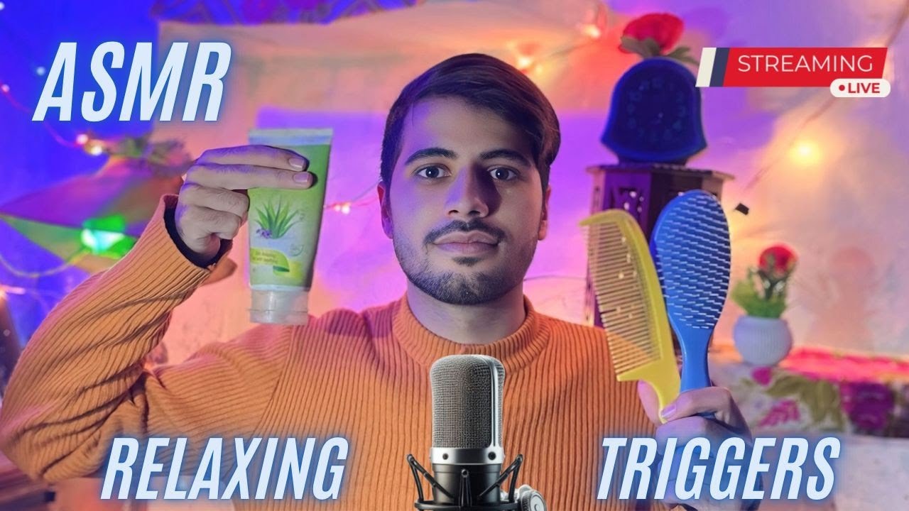 ASMR LIVE -RELAXING TRIGGERS 😌💫😇🙂‍↔️✨
