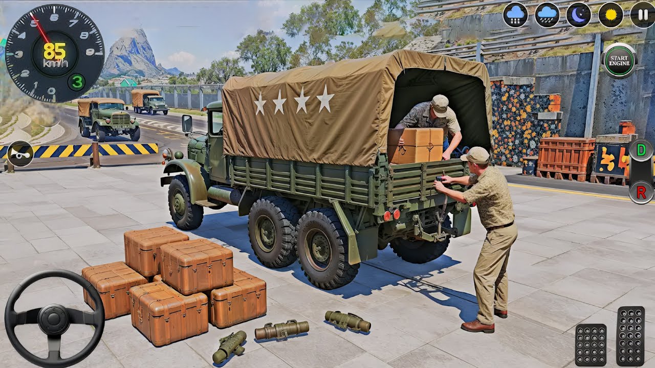 Army Military Truck Driving Games - US Army Cargo Truck Driver 2026 - Andriod Gameplay