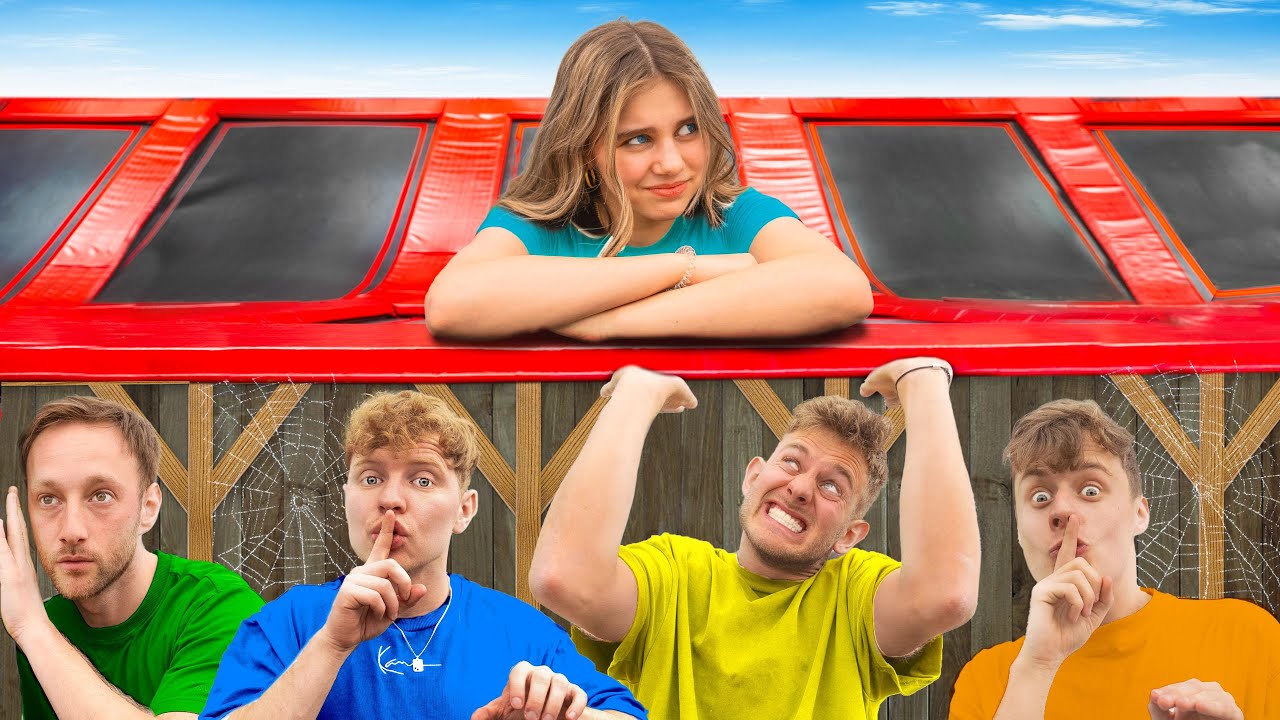 WIE HET LANGSTE STIEKEM IN TRAMPOLINEPARK BLIJFT WINT!