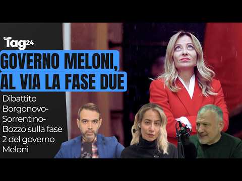 Governo Meloni, al via la fase due: dibattito Borgonovo-Sorrentino-Bozzo