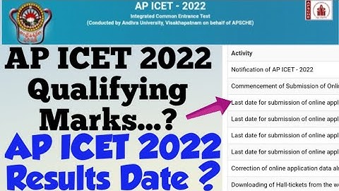 AP ICET 2022 Qualifying Marks..?//AP ICET 2022 Counselling Eligibility//AP ICET 2022 Results.?