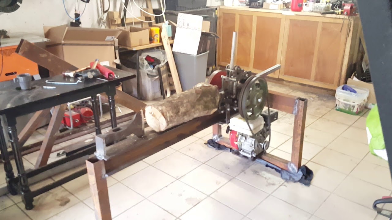 Fendeuse à bois coup de poing / wood splitter - YouTube